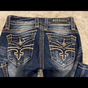 Women’s ROCK REVIVAL Distress jean